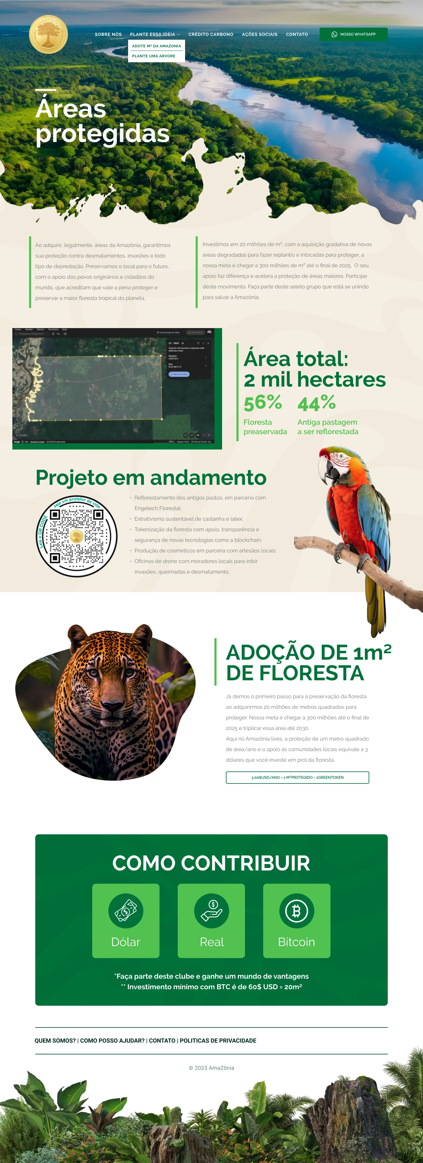Página Plante essa ideia do site Plante essa ideia