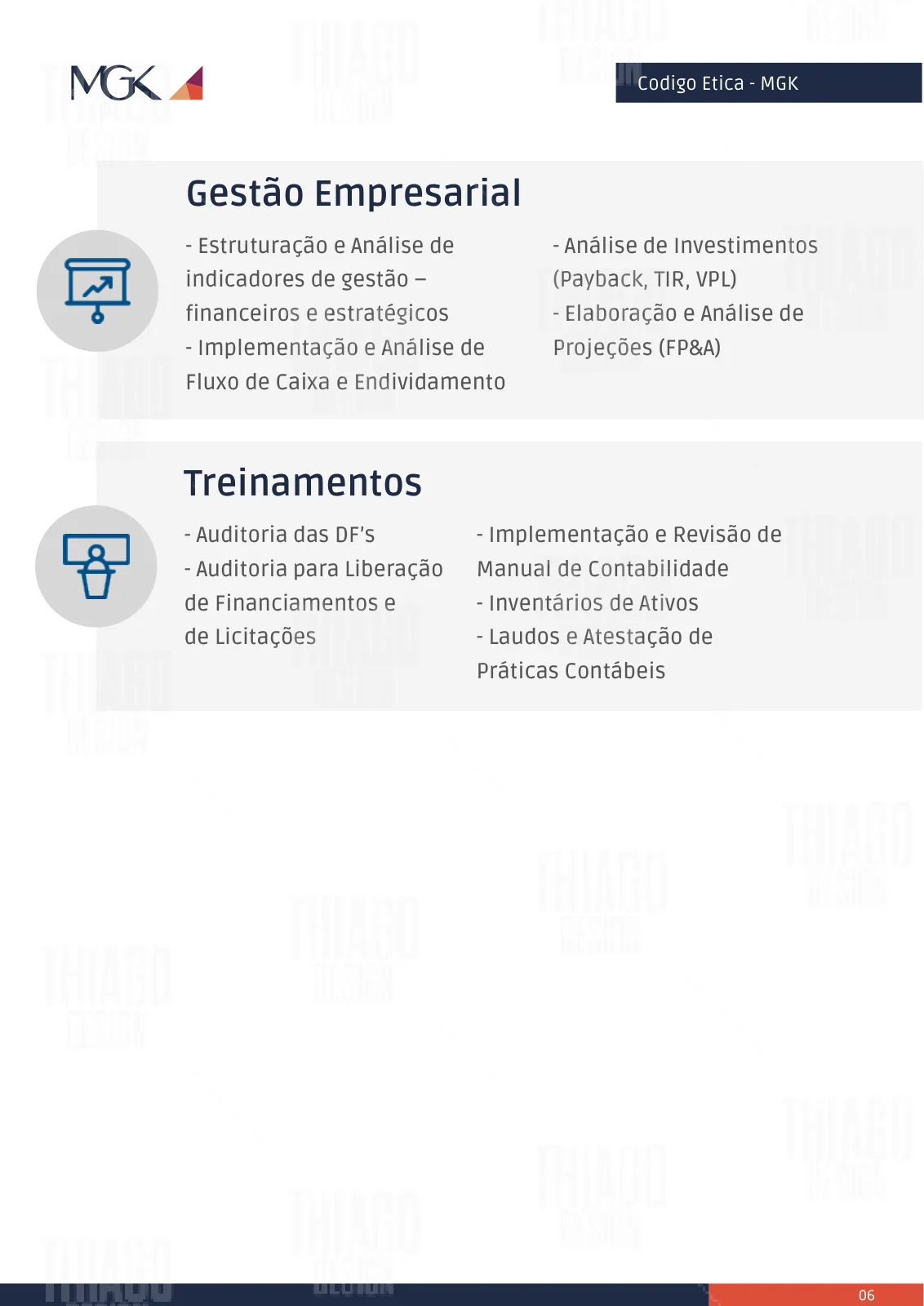 Apresentação — Código de Ética MGK