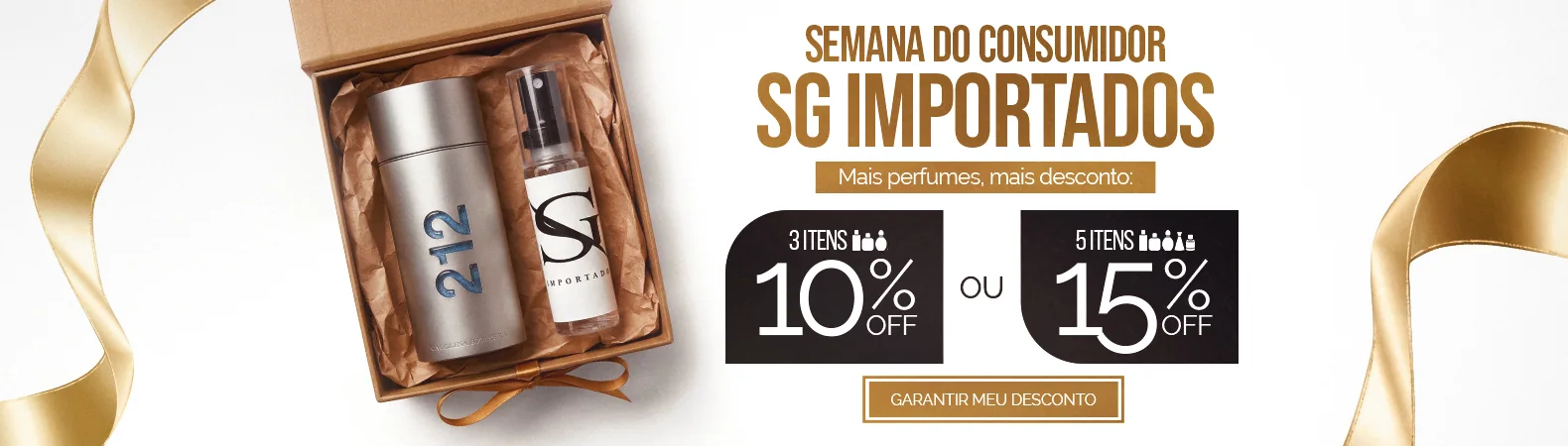 Banners de site: Semana do Consumidor — SG Importados