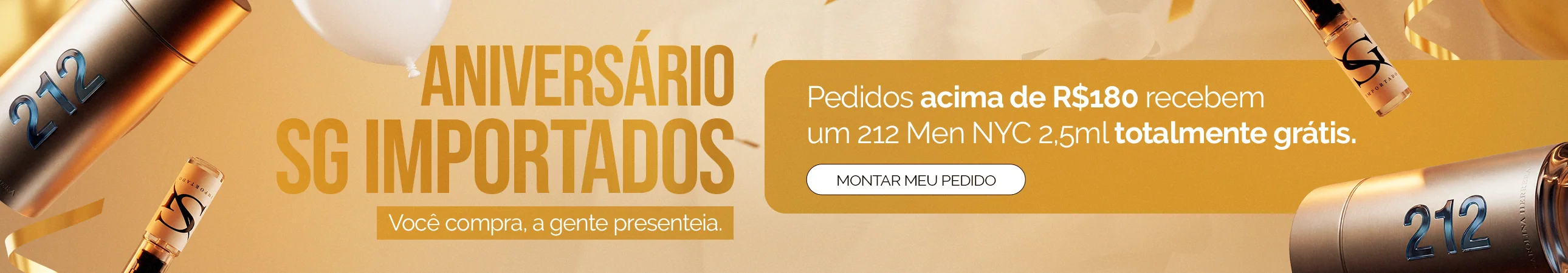 Banners de categoria: Aniversário — SG Importados