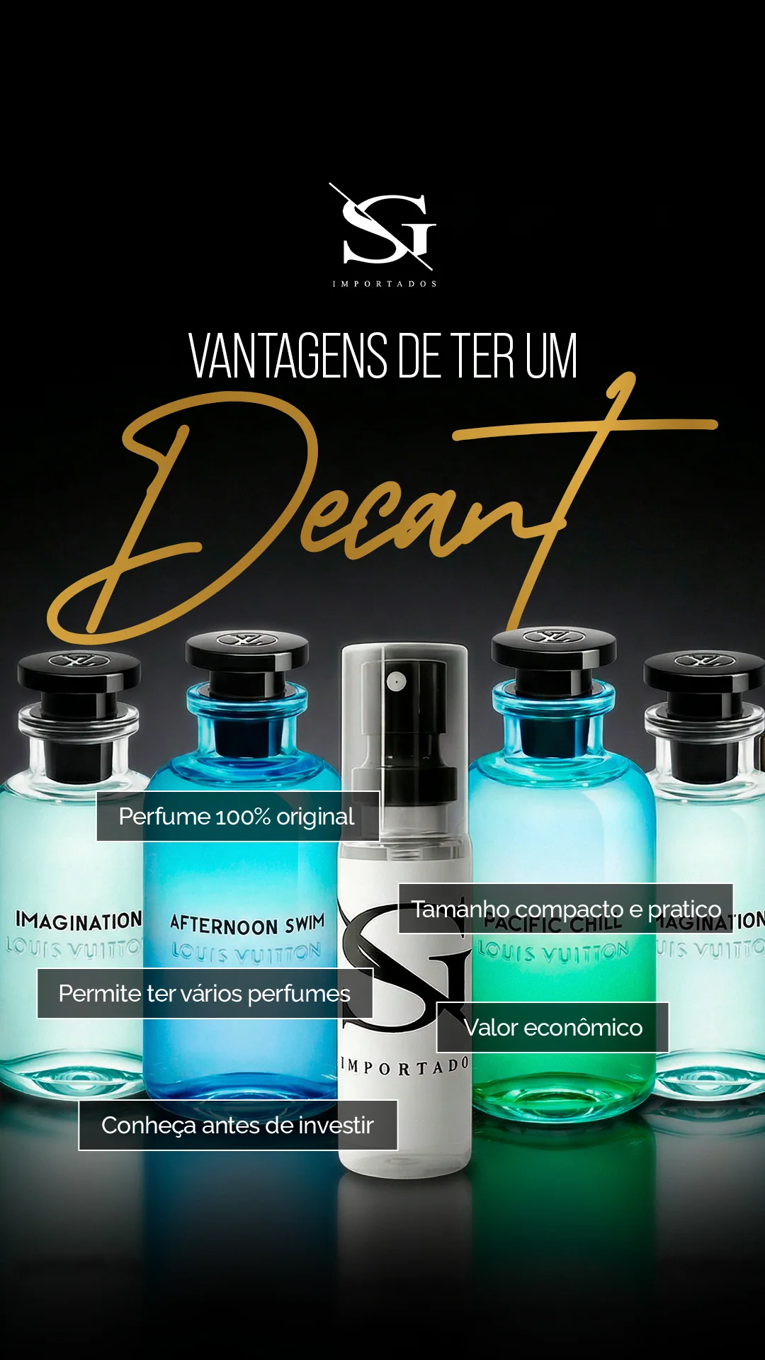 Série de stories: Vantagens do decant · 2 — SG Importados